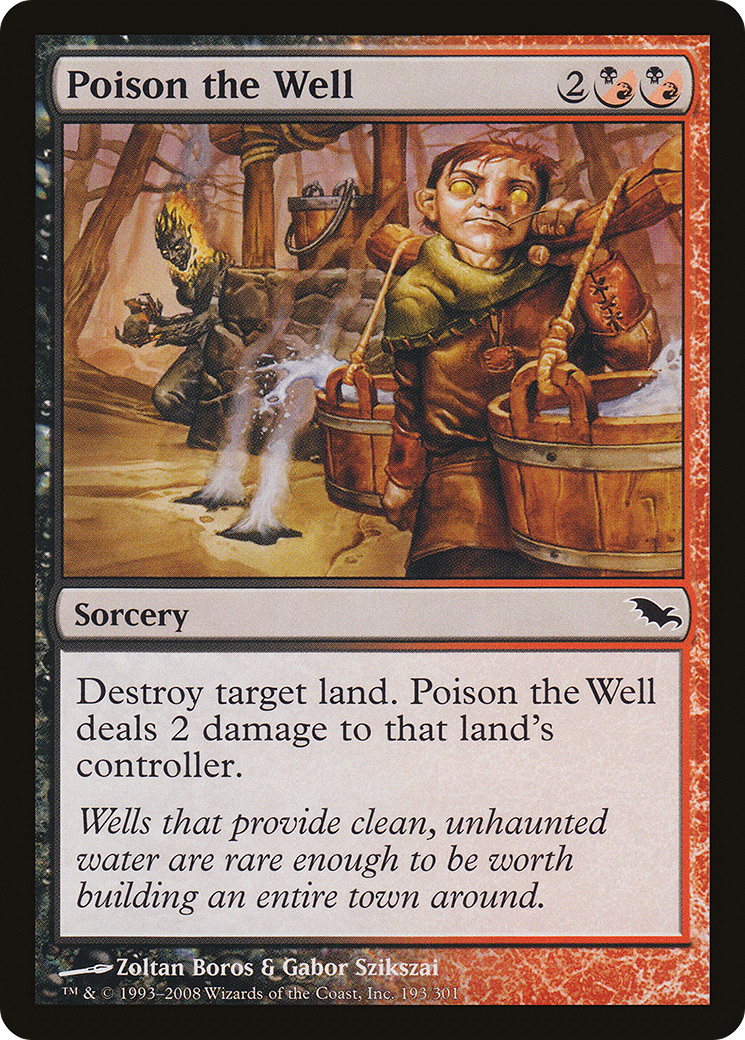 Poison the Well (193) Foil - Shadowmoor