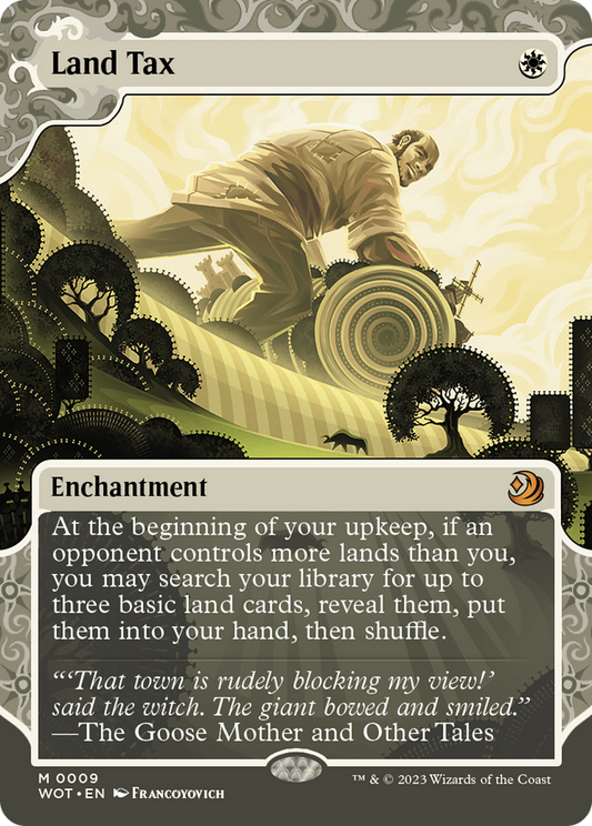 Land Tax (Showcase) (009) Foil - Wilds of Eldraine: Enchanting Tales