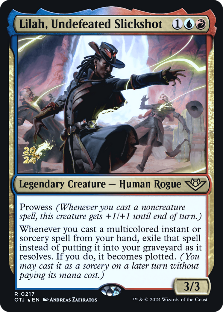 Lilah, Undefeated Slickshot (217) Foil - Outlaws of Thunder Junction Promos