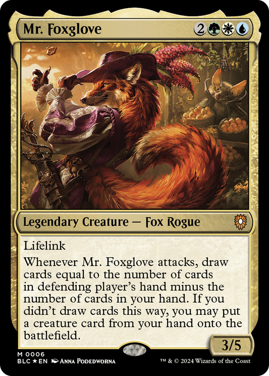 Mr. Foxglove [Bloomburrow Commander] Foil