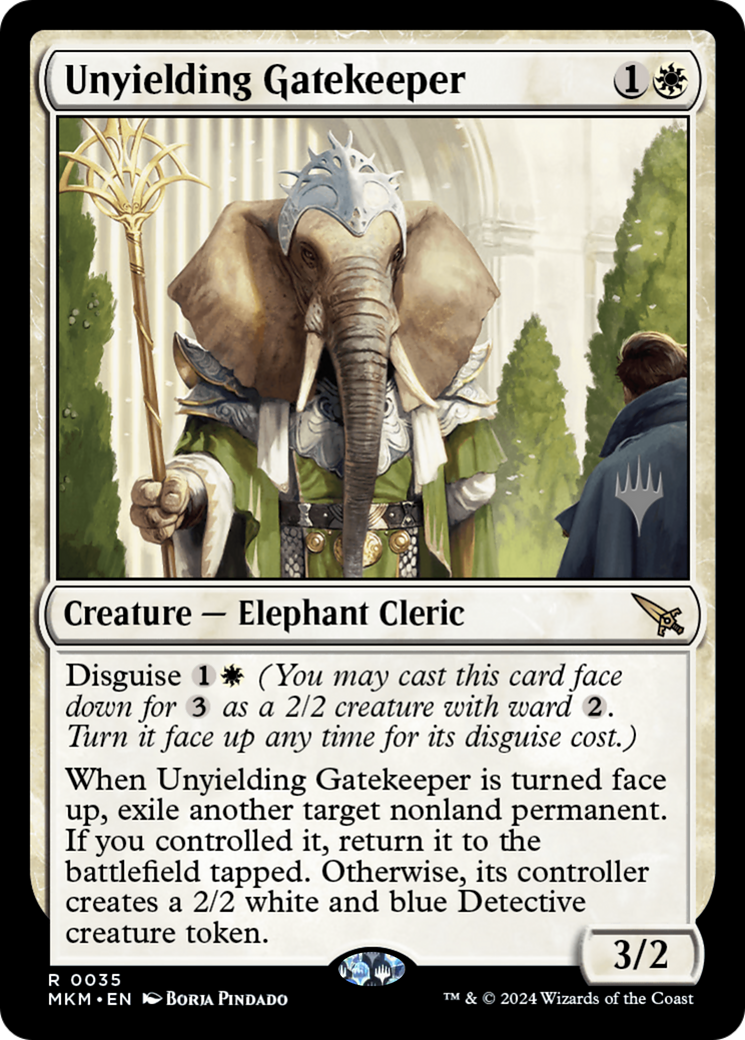 Unyielding Gatekeeper (035) - Murders at Karlov Manor Promos