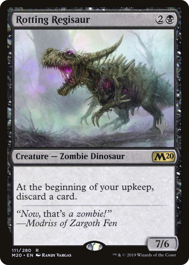 Rotting Regisaur (Promo Pack) [Core Set 2020 Promos] | Silver Goblin