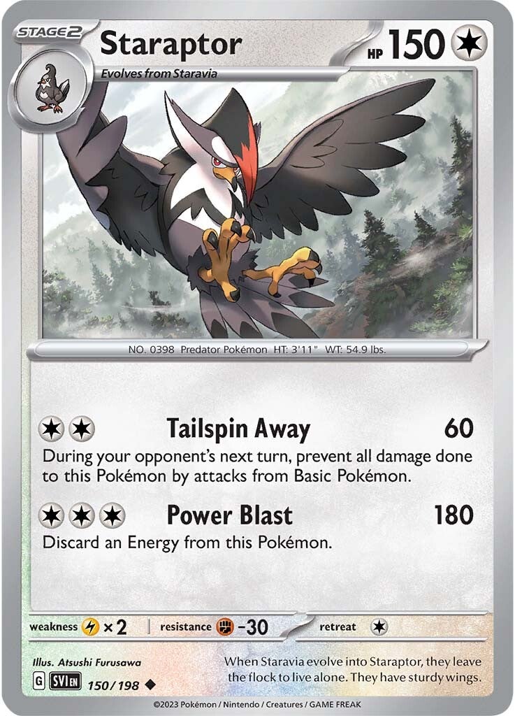 Staraptor (150/198) [Scarlet & Violet: Base Set] | Silver Goblin