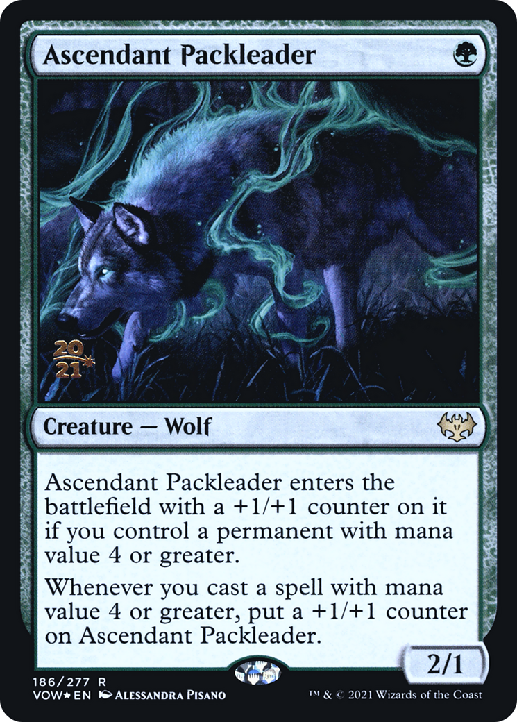 Ascendant Packleader (186s) Foil - Innistrad: Crimson Vow Promos