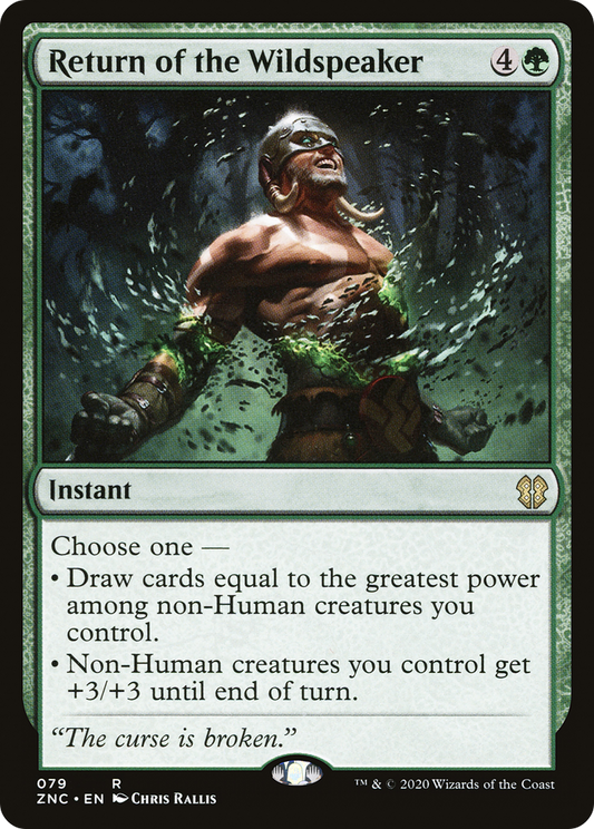 Return of the Wildspeaker (079) - Zendikar Rising Commander