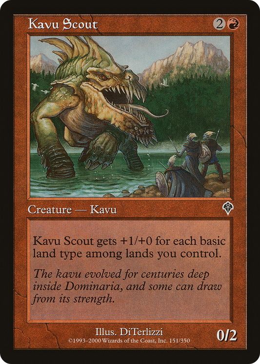 Kavu Scout [Invasion] Foil