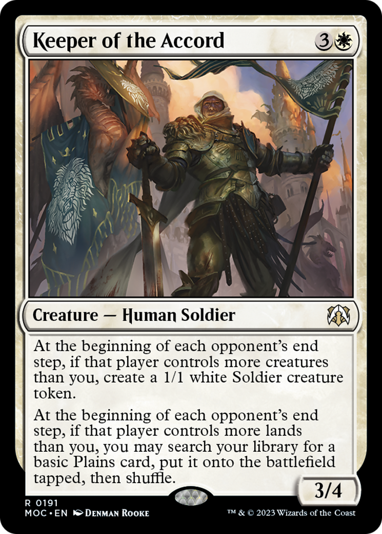 Keeper of the Accord [March of the Machine Commander] | Silver Goblin