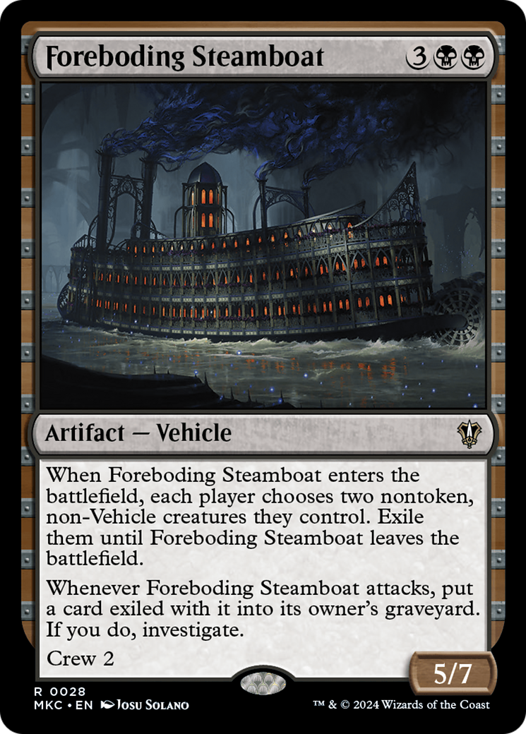 Foreboding Steamboat (028) - Murders at Karlov Manor Commander