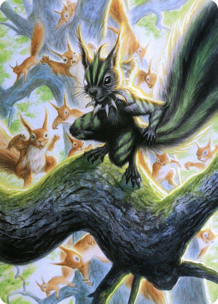 Chatterfang, Squirrel General Art Card (67) [Modern Horizons 2 Art Series] | Silver Goblin