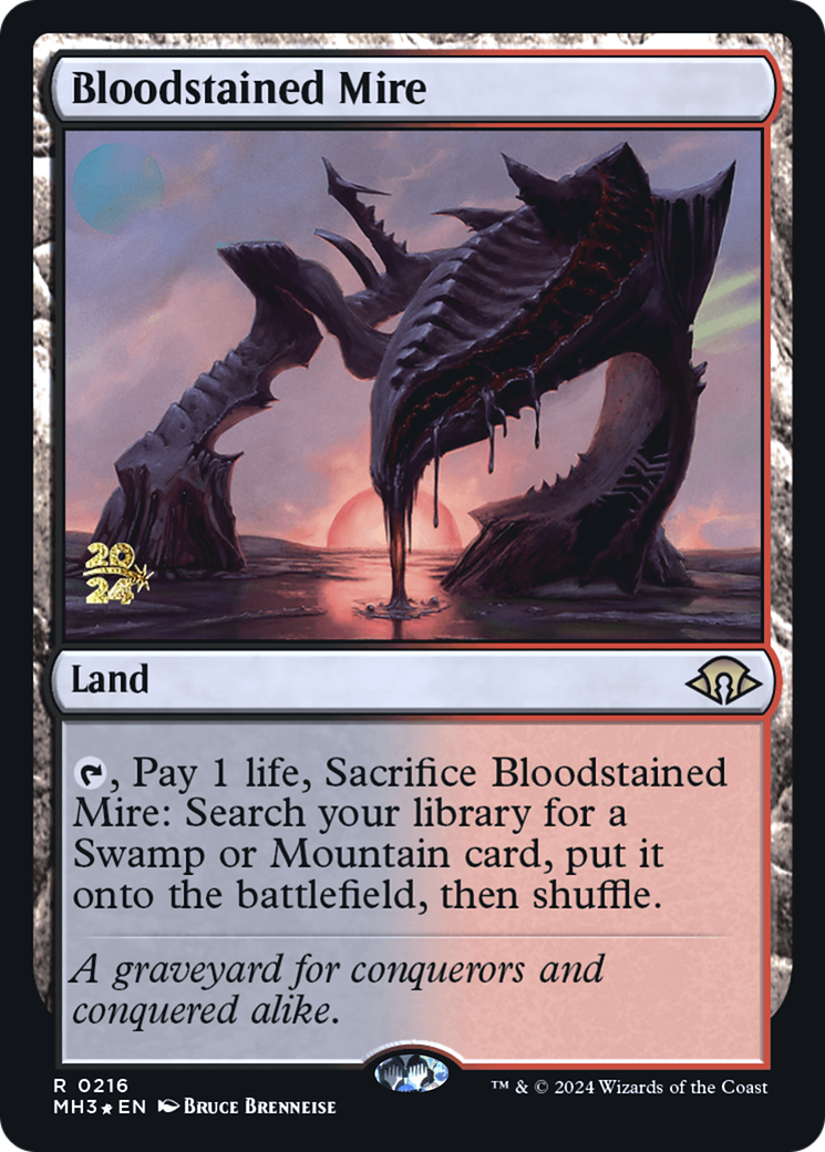 Bloodstained Mire (216) Foil - Modern Horizons 3 Promos