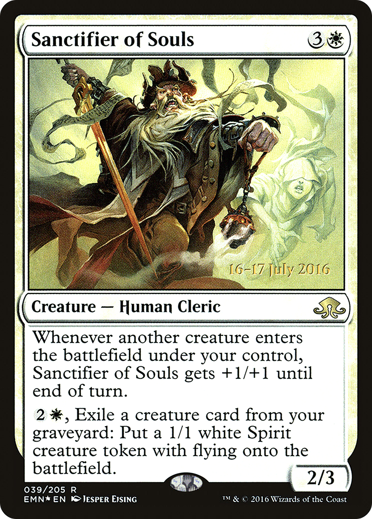 Sanctifier of Souls (39s) Foil - Eldritch Moon Promos