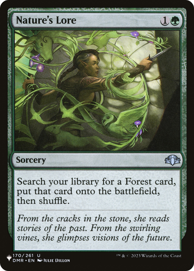 Nature's Lore (DMR-170) - The List