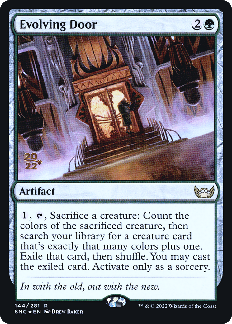 Evolving Door (144) Foil - Streets of New Capenna Promos