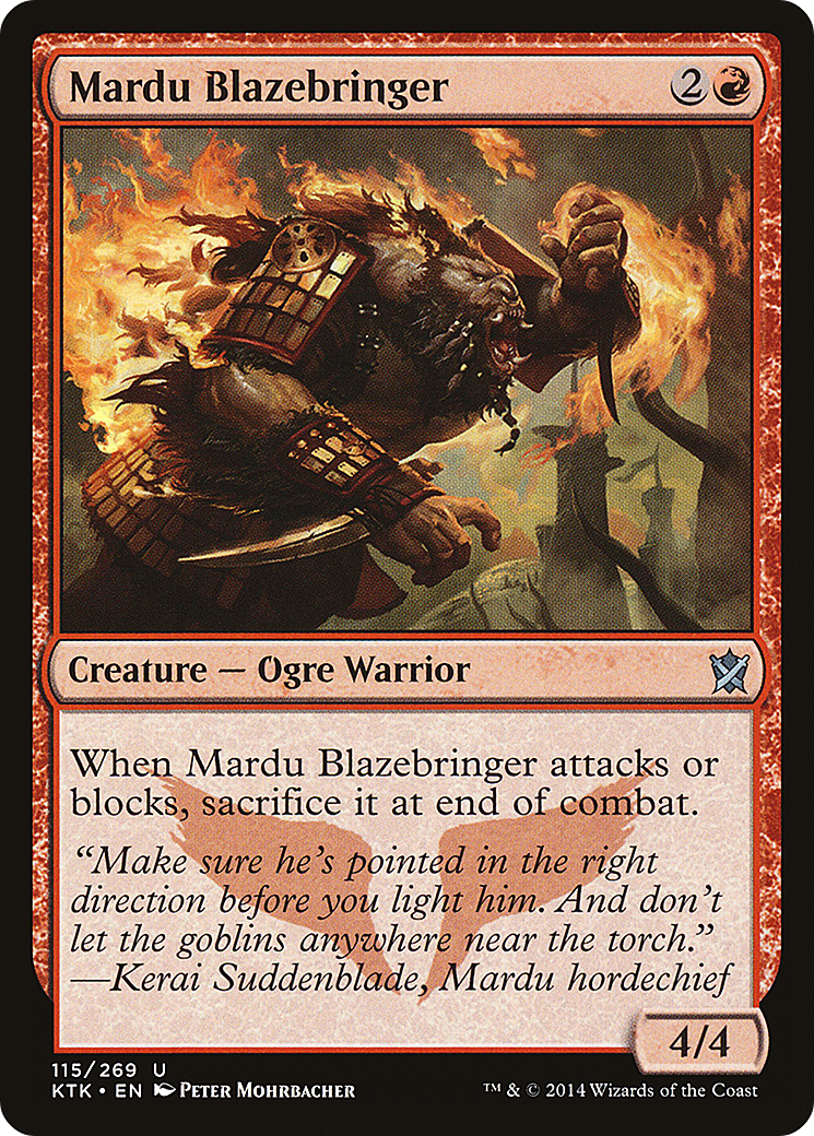 Mardu Blazebringer (115) - Khans of Tarkir
