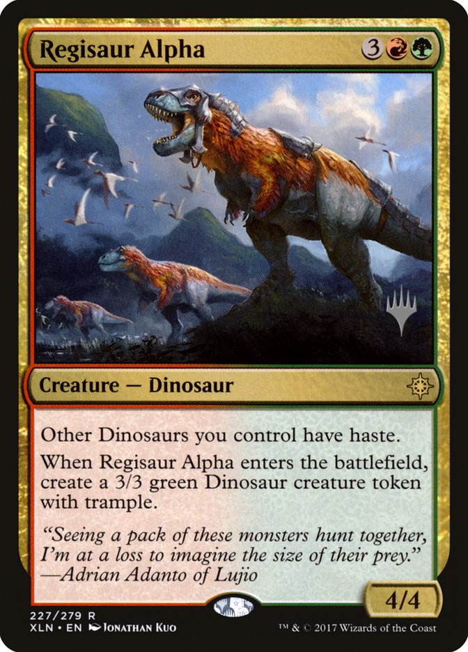 Regisaur Alpha (Promo Pack) [Ixalan Promos] | Silver Goblin