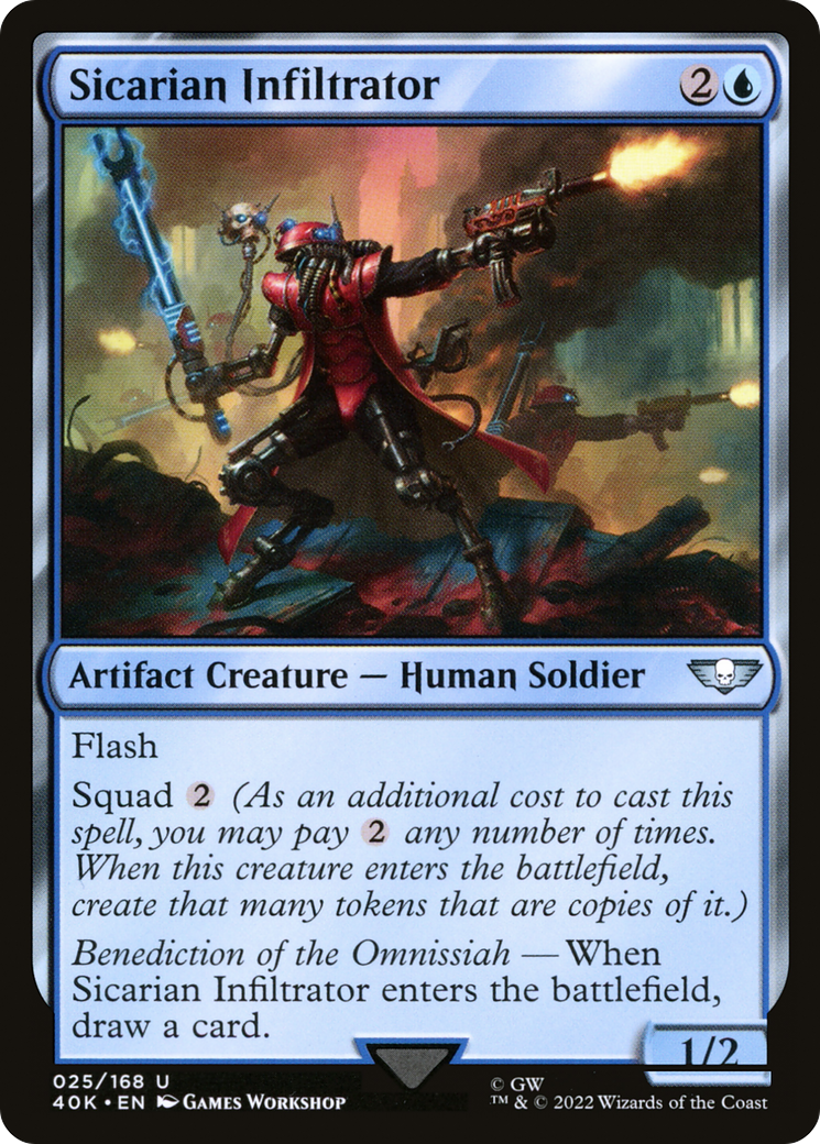 Sicarian Infiltrator (025) - Warhammer 40,000 Commander