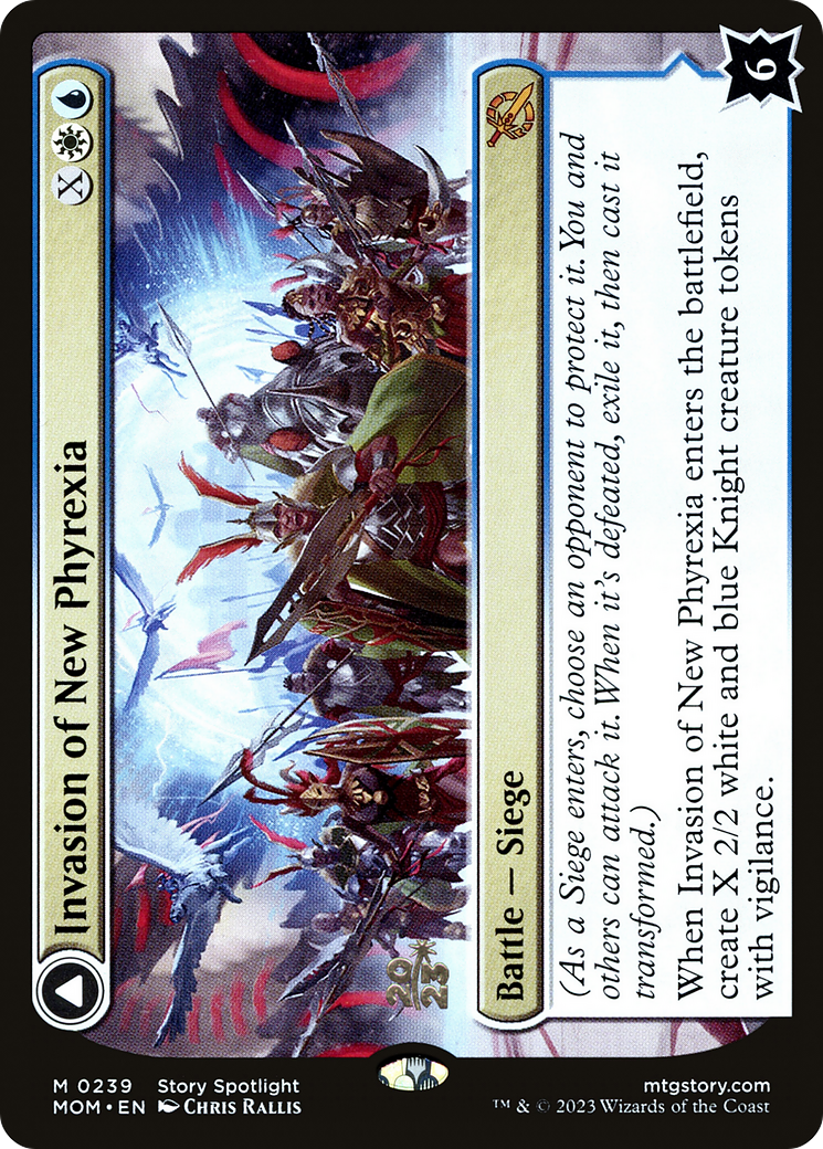 Invasion of New Phyrexia // Teferi Akosa of Zhalfir (239s) Foil - March of the Machine Promos