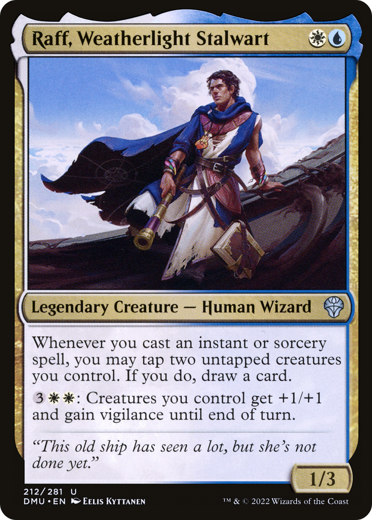 Raff, Weatherlight Stalwart [Dominaria United] Foil