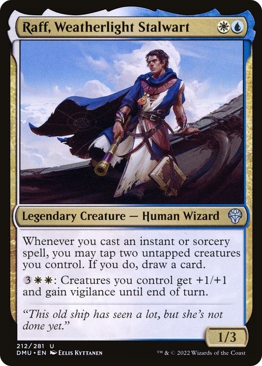 Raff, Weatherlight Stalwart [Dominaria United] Foil