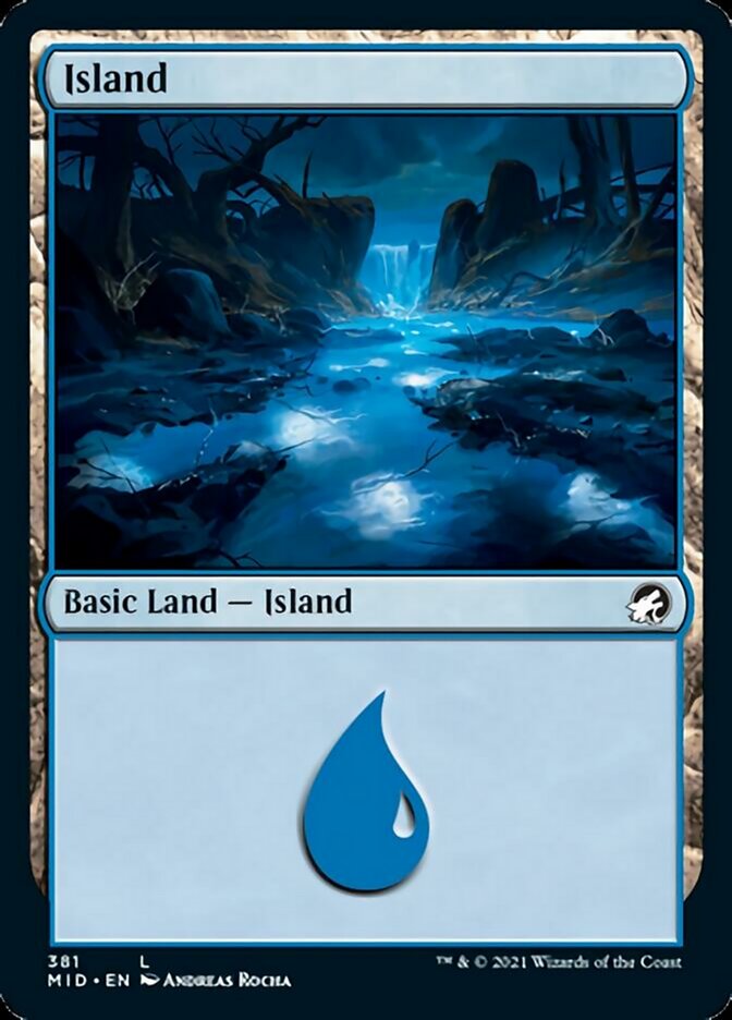 Island (381) [Innistrad: Midnight Hunt] | Silver Goblin