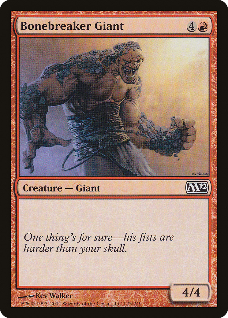 Bonebreaker Giant (123) Foil - Magic 2012