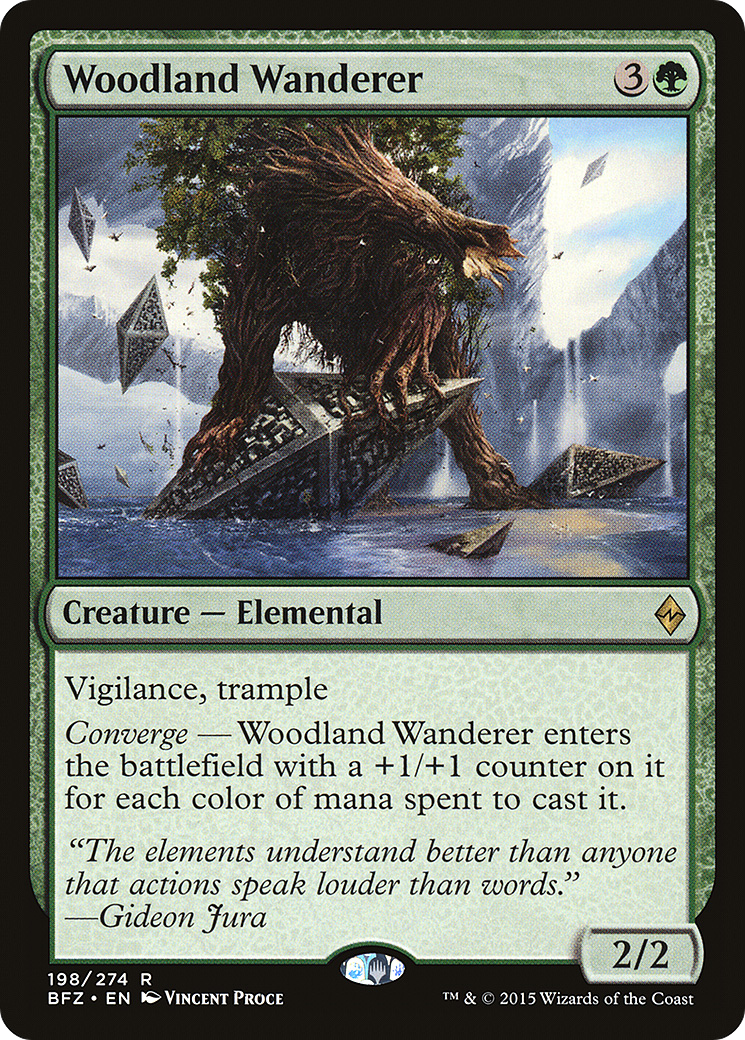Woodland Wanderer (198) - Battle for Zendikar