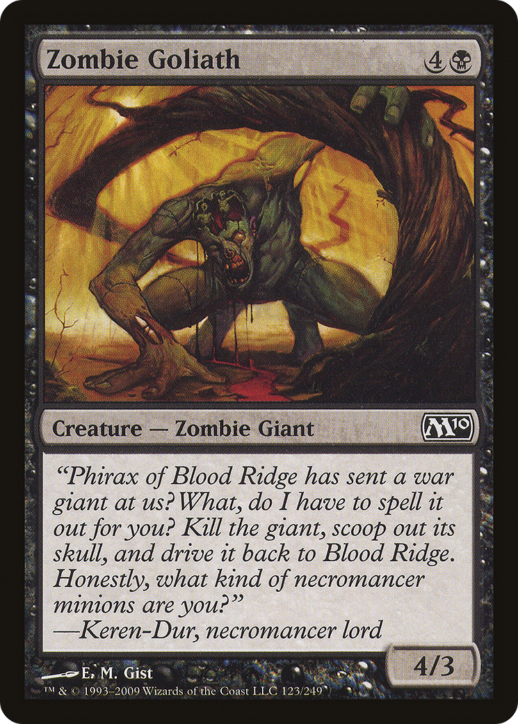Zombie Goliath (123) Foil - Magic 2010