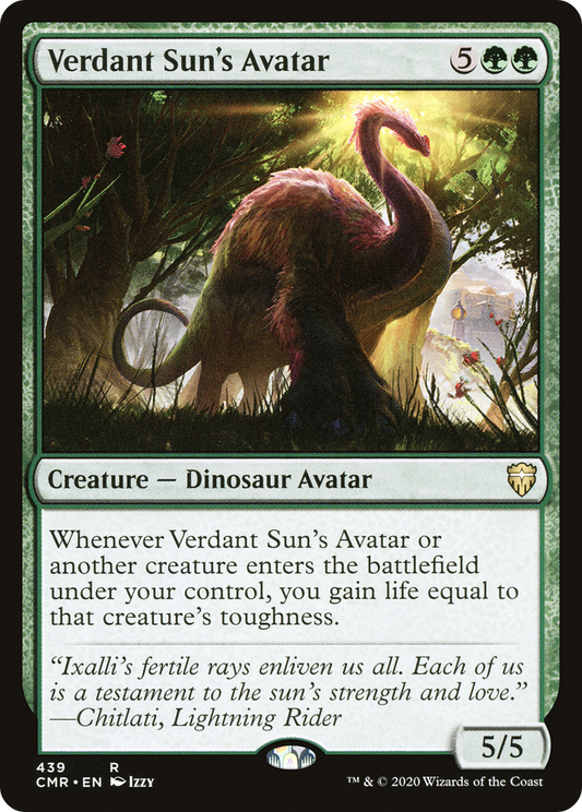 Verdant Sun's Avatar (439) - Commander Legends