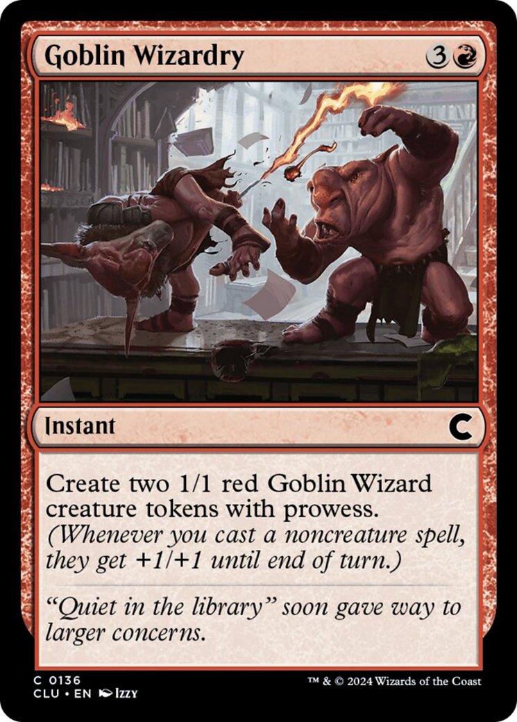 Goblin Wizardry [Ravnica: Clue Edition] | Silver Goblin