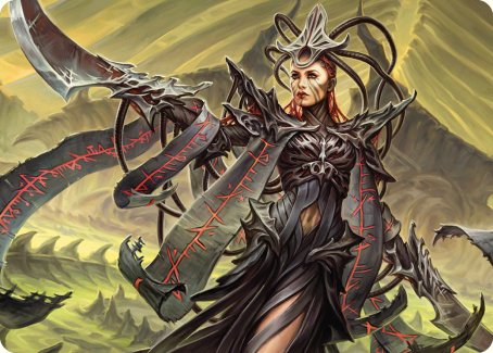 Testament Bearer Art Card [Phyrexia: All Will Be One Art Series] | Silver Goblin