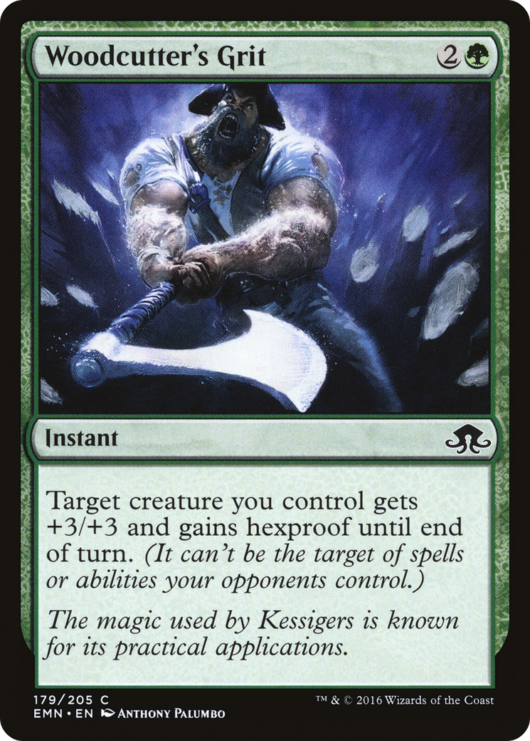 Woodcutter's Grit (179) Foil - Eldritch Moon