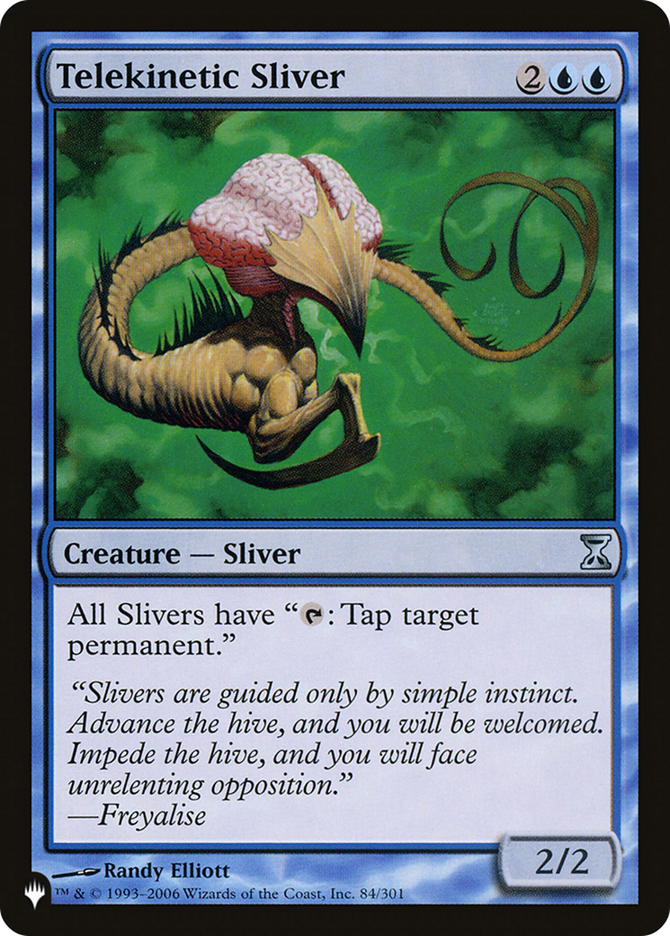 Telekinetic Sliver [The List Reprints] | Silver Goblin