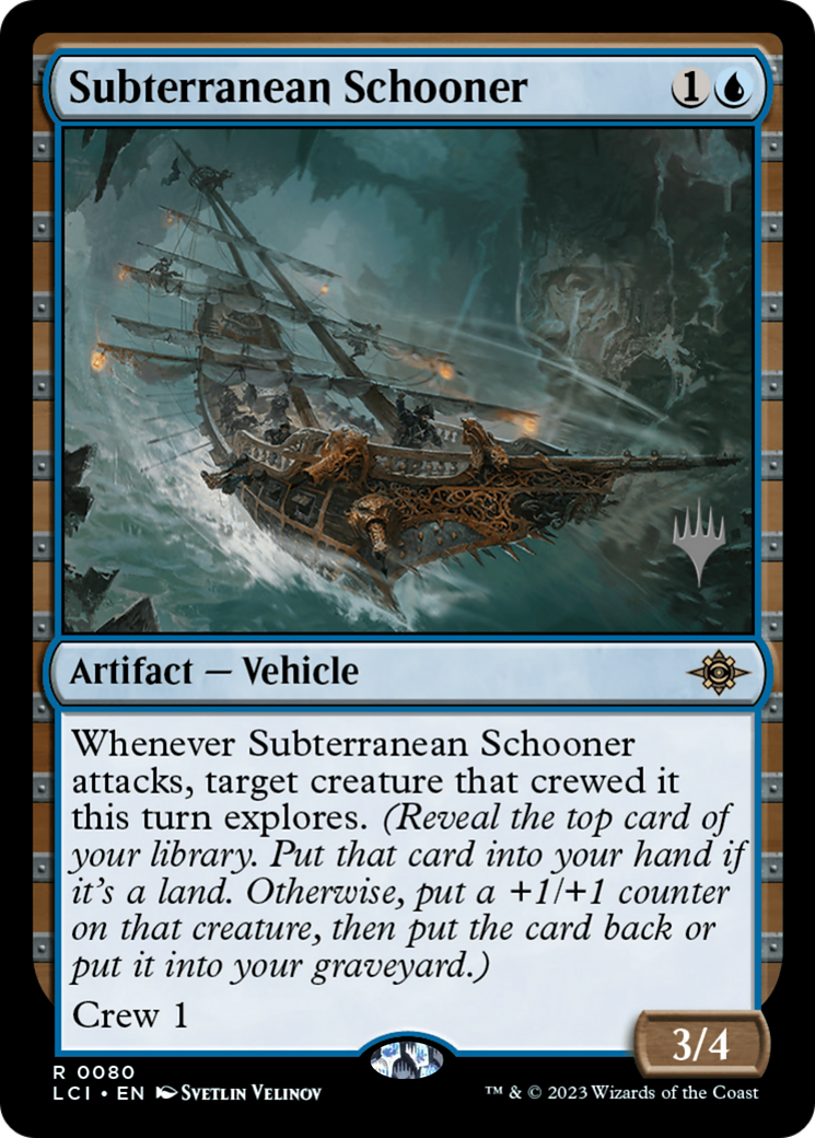Subterranean Schooner (080) Foil - The Lost Caverns of Ixalan Promos