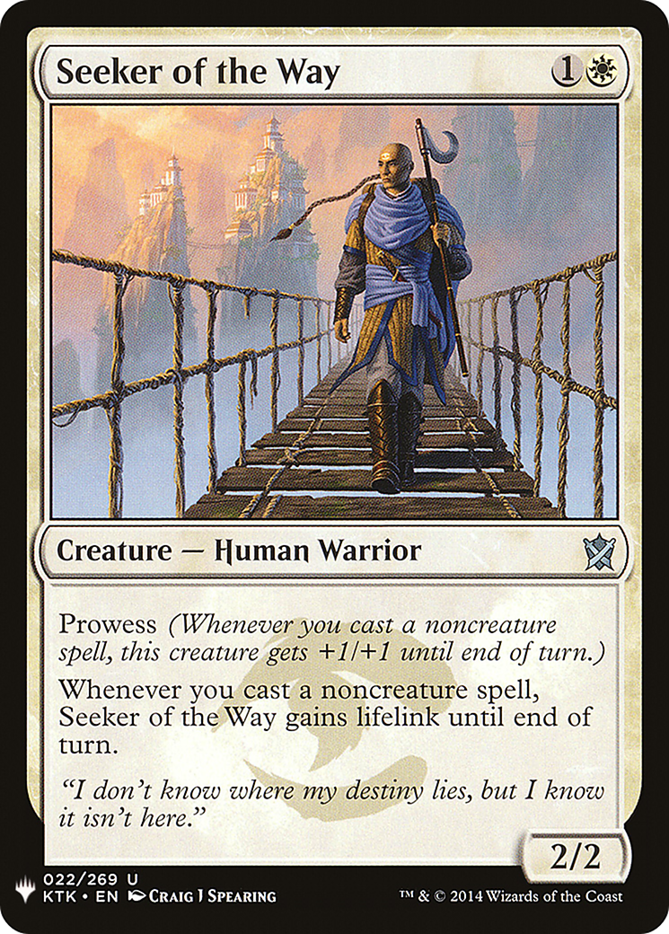 Seeker of the Way (022) - The List