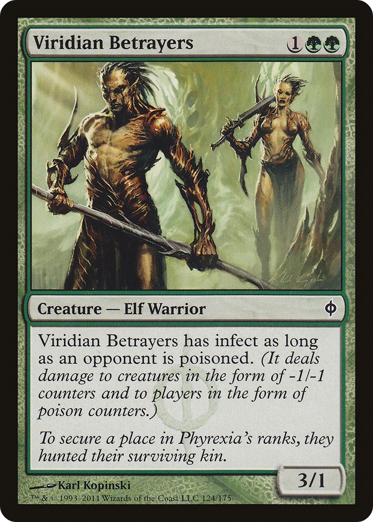 Viridian Betrayers (124) - New Phyrexia