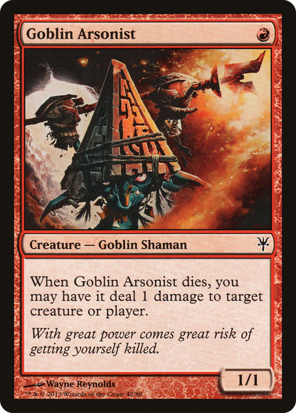 Goblin Arsonist (042) - Duel Decks: Sorin vs. Tibalt
