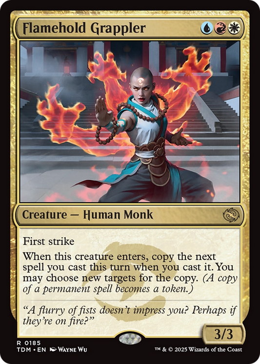 Flamehold Grappler (185) Foil - Tarkir: Dragonstorm