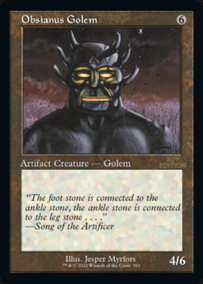 Obsianus Golem (Retro) (561) - 30th Anniversary Edition