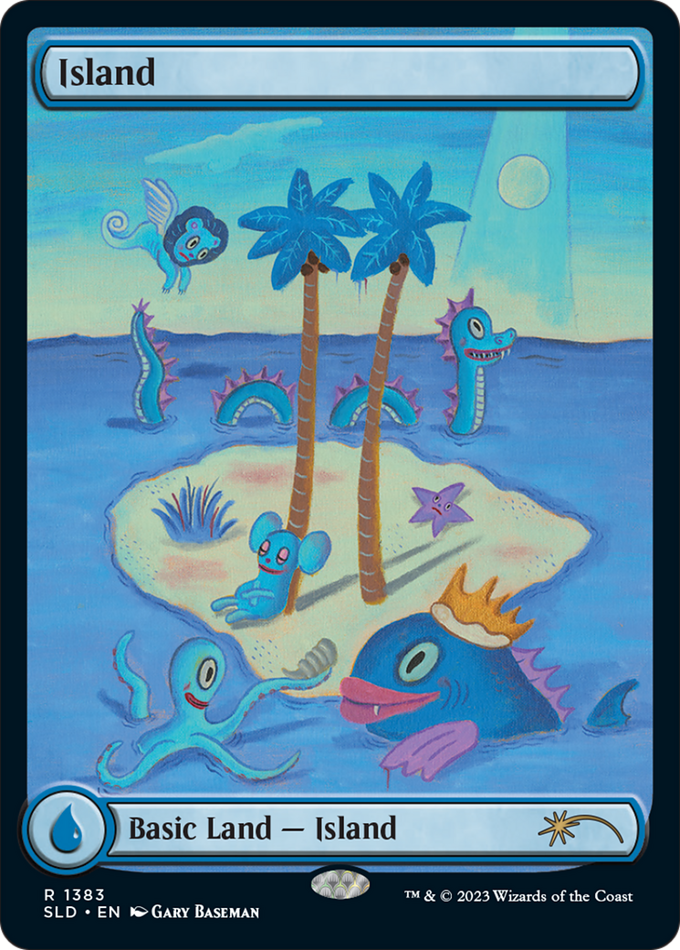 Island (1383) Foil - Secret Lair Drop
