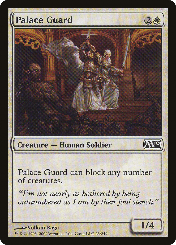 Palace Guard (023) Foil - Magic 2010