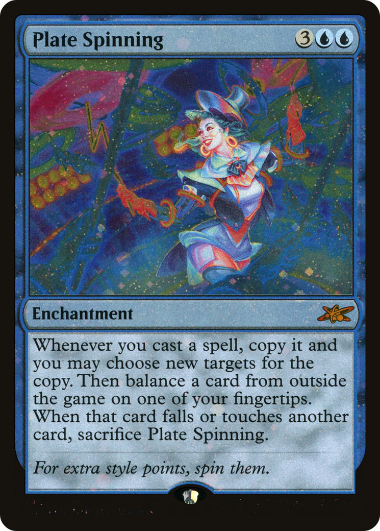 Plate Spinning (Galaxy Foil) (342) Foil - Unfinity