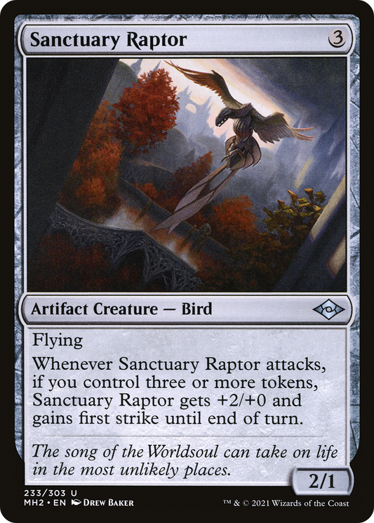 Sanctuary Raptor [Modern Horizons 2] Foil
