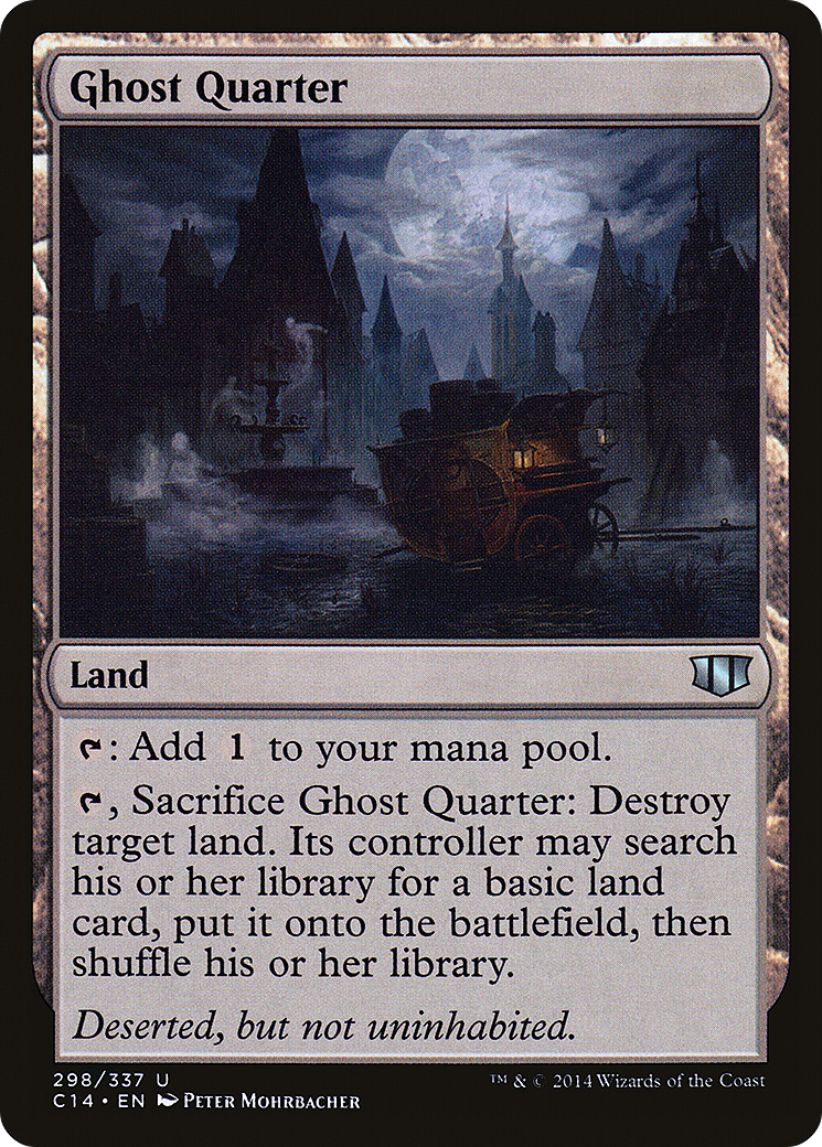 Ghost Quarter (298) - Commander 2014