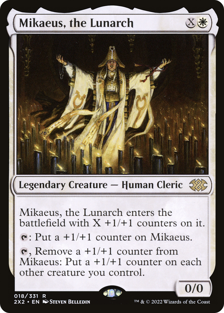 Mikaeus, the Lunarch (018) Foil - Double Masters 2022