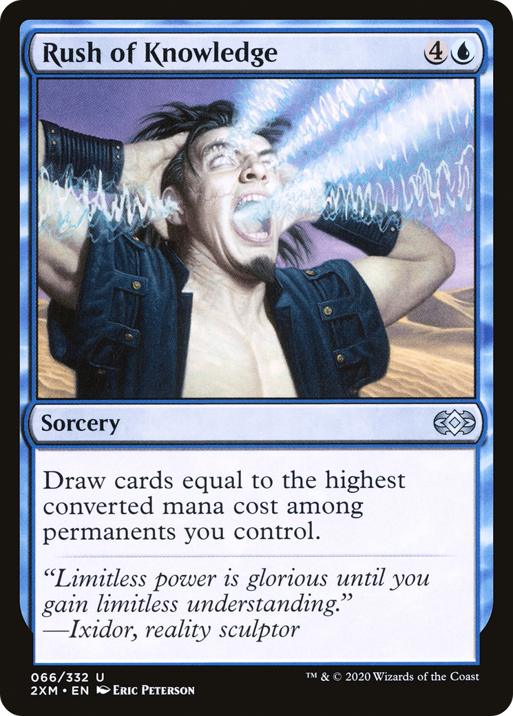 Rush of Knowledge (066) Foil - Double Masters