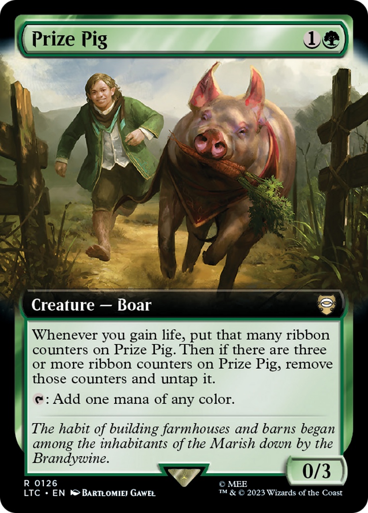 Prize Pig (Extended Art) (126) - Tales of Middle-earth Commander