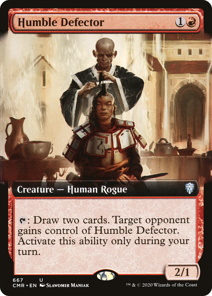 Humble Defector (Extended Art) (667) - Commander Legends