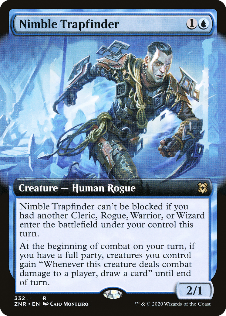 Nimble Trapfinder (Extended Art) (332) - Zendikar Rising