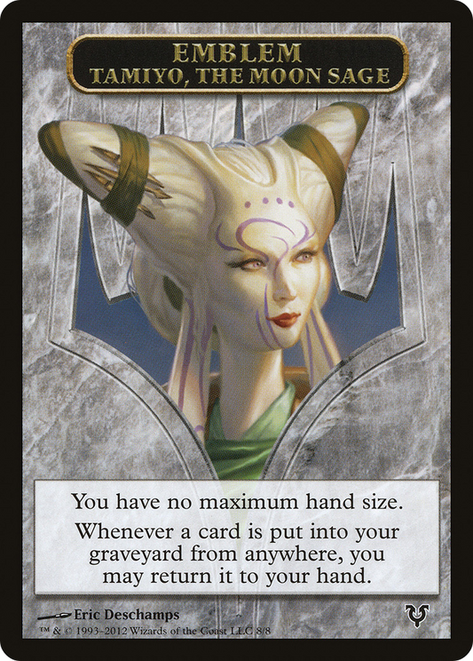 Tamiyo, the Moon Sage Emblem (008) - Avacyn Restored Tokens