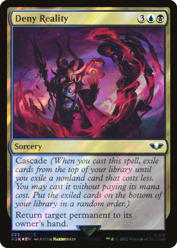 Deny Reality (223) Surge Foil - Warhammer 40,000 Commander